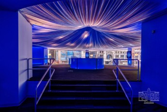 White Supervel Ceiling Treatment at NASDAQ - NYC-Corporate
