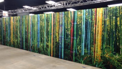 Seamless AV-Drop Modular backdrop graphic print for jungle themed experience